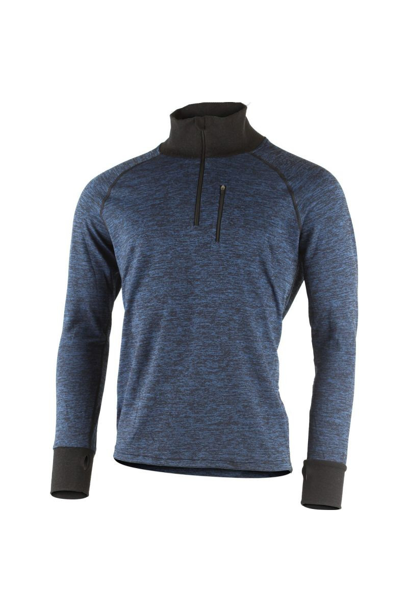 Lasting WAZOL 3159 pánská merino mikina modrá Velikost: XL 8595067839035