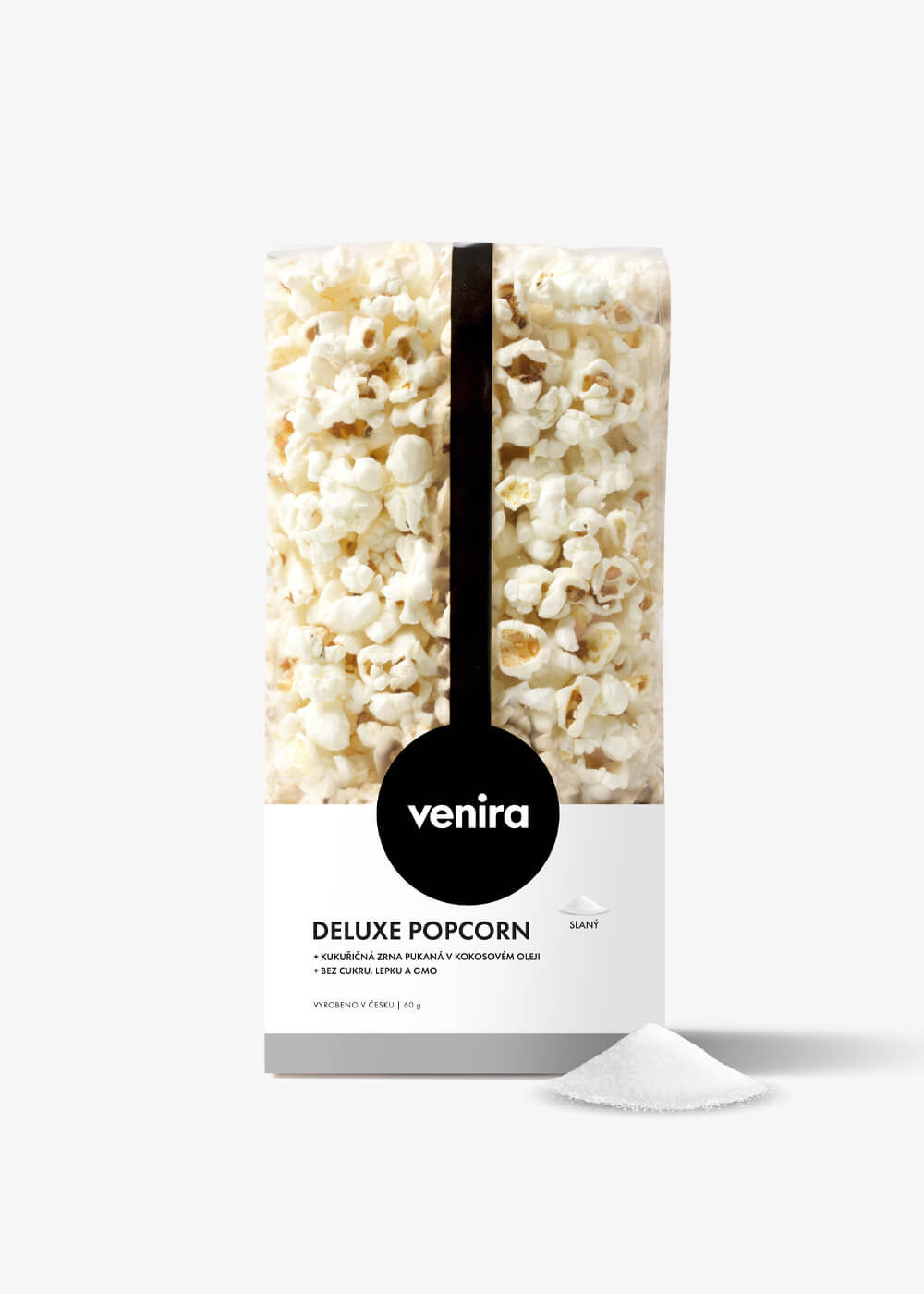 VENIRA deluxe popcorn, slaný, 50 g