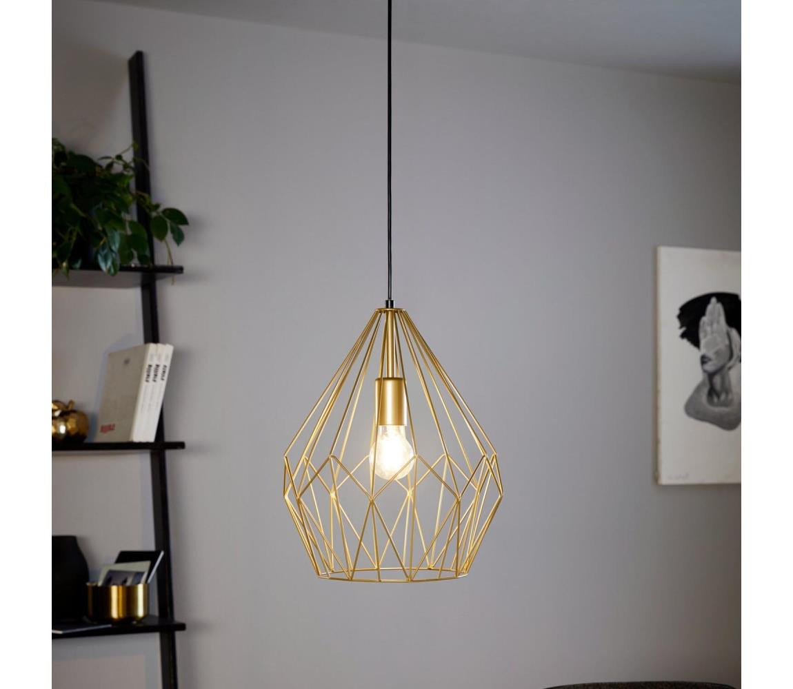 Eglo Eglo 49933 - Závěsné svítidlo CARLTON 1xE27/60W/230V