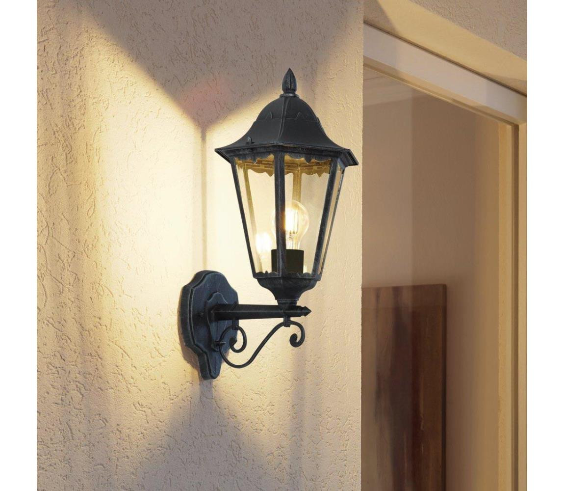 Eglo Eglo 93457 - Venkovní nástěnné svítidlo NAVEDO 1xE27/60W/230V IP44