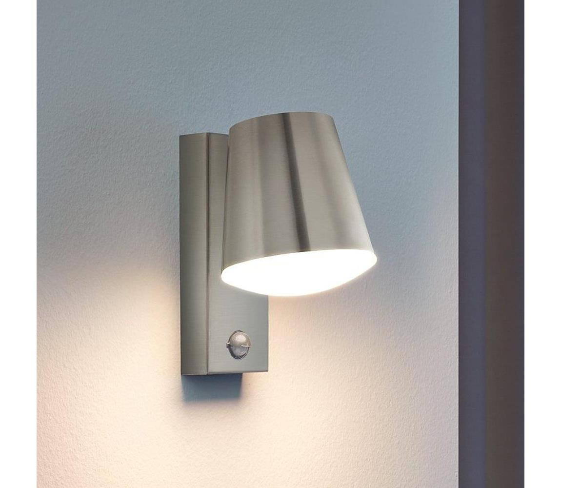 Eglo Eglo 97453 - Venkovní nástěnné svítidlo se senzorem CALDIERO 1xE27/10W/230V IP44