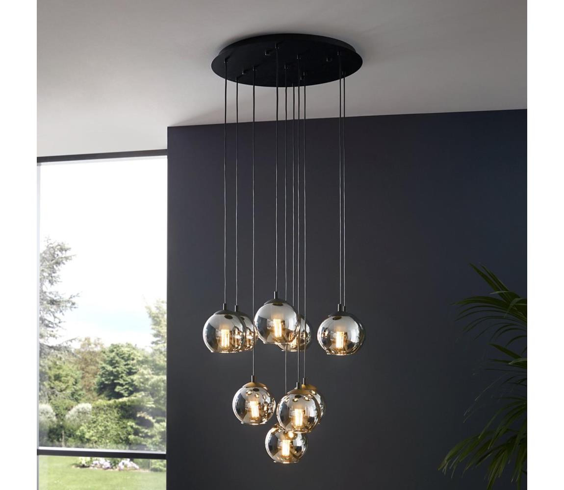 Eglo Eglo 98654 - Lustr na lanku ARISCANI 10xE27/40W/230V