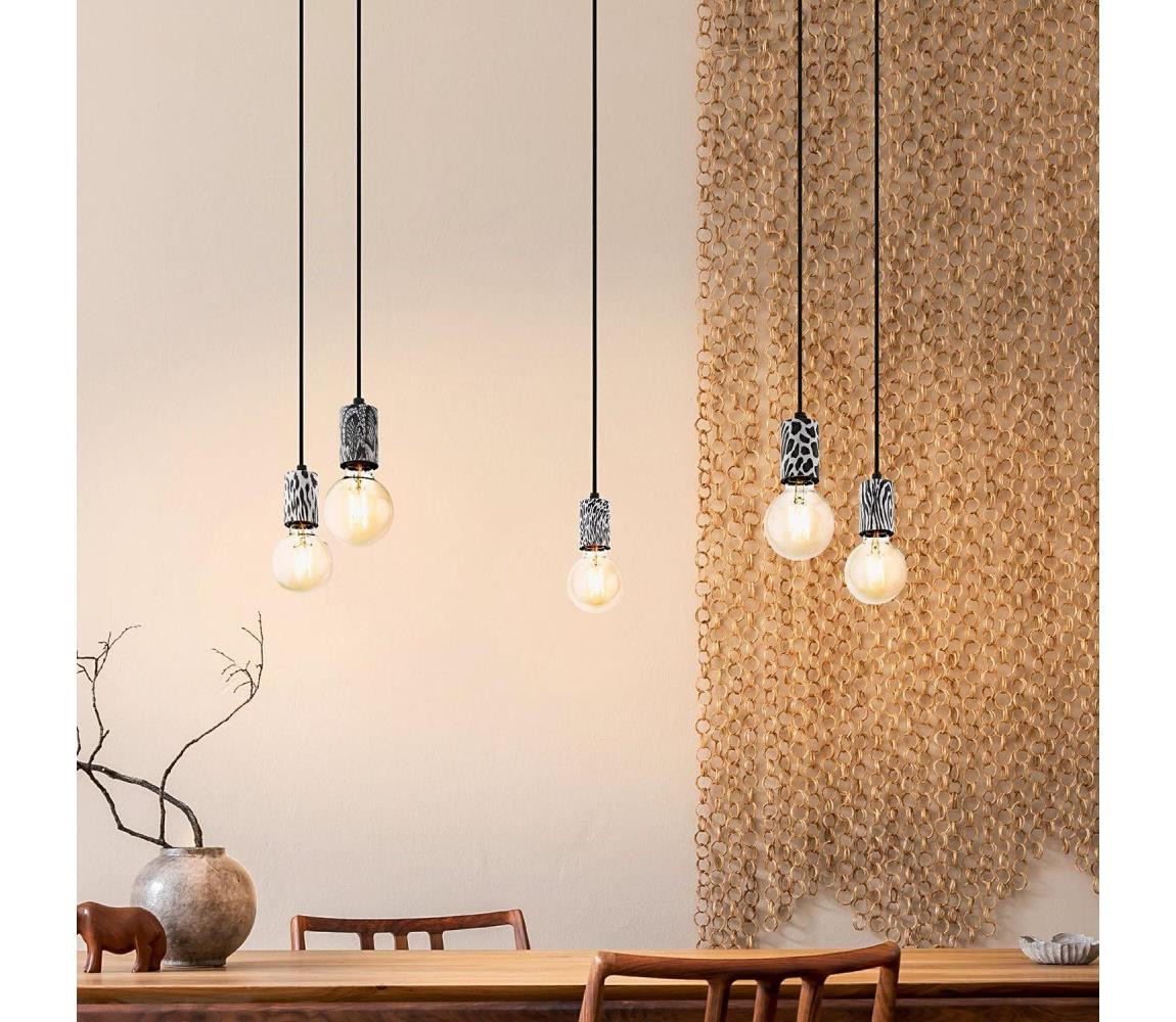 Eglo Eglo 43314 - Lustr na lanku COULSDON 5xE27/10W/230V