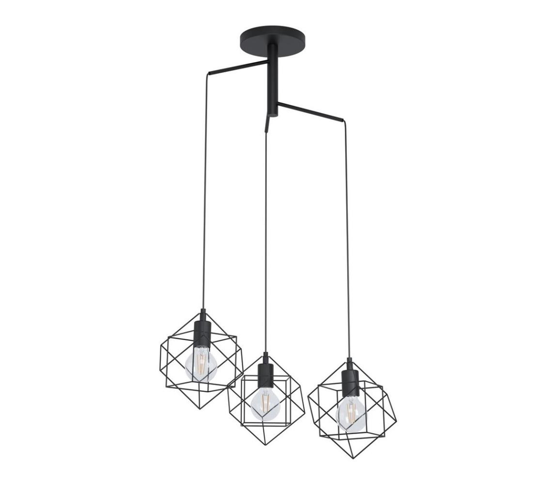 Eglo Eglo 43366 - Lustr na lanku STRAITON 3xE27/60W/230V