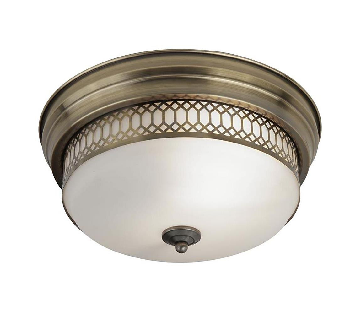 Searchlight Searchlight 4132-2AB - Stropní svítidlo EDINBURGH 2xE27/40W/230V bronzová