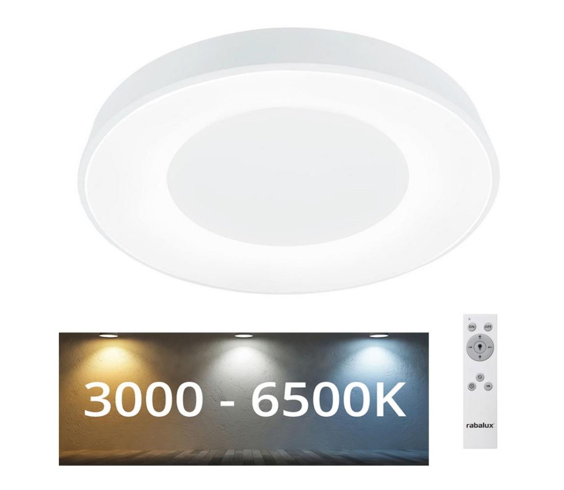 Rabalux Rabalux - LED Stmívatelné stropní svítidlo LED/38W/230V bílá + DO 3000-6500K