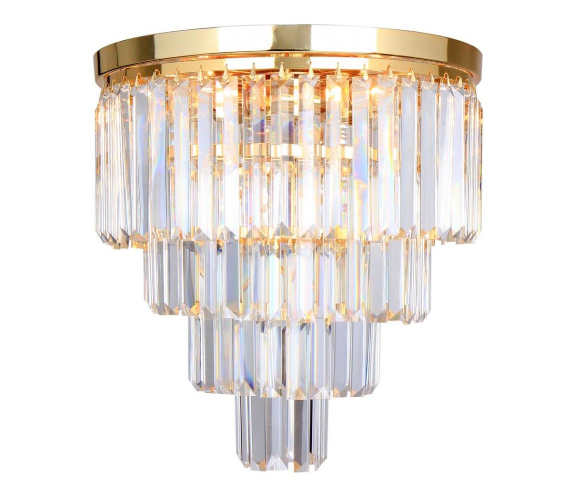 Zuma Line Zuma Line FC17106/4+1 -GLD - Křišťálové stropní svítidlo AMEDEO 5xE14/40W/230V
