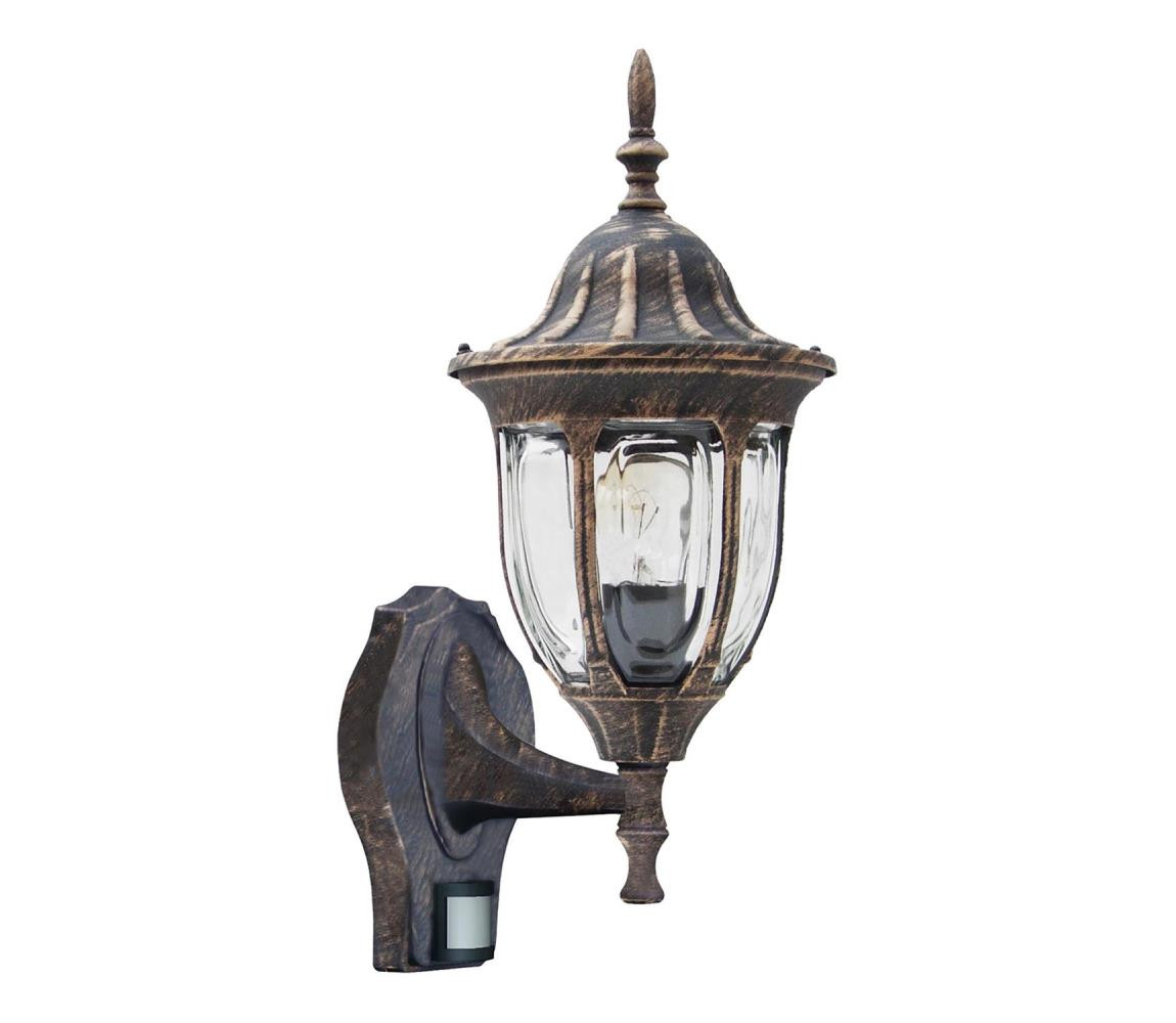 Rabalux Rabalux 8370 - Venkovní svítidlo s čidlem MILANO 1xE27/60W/230V