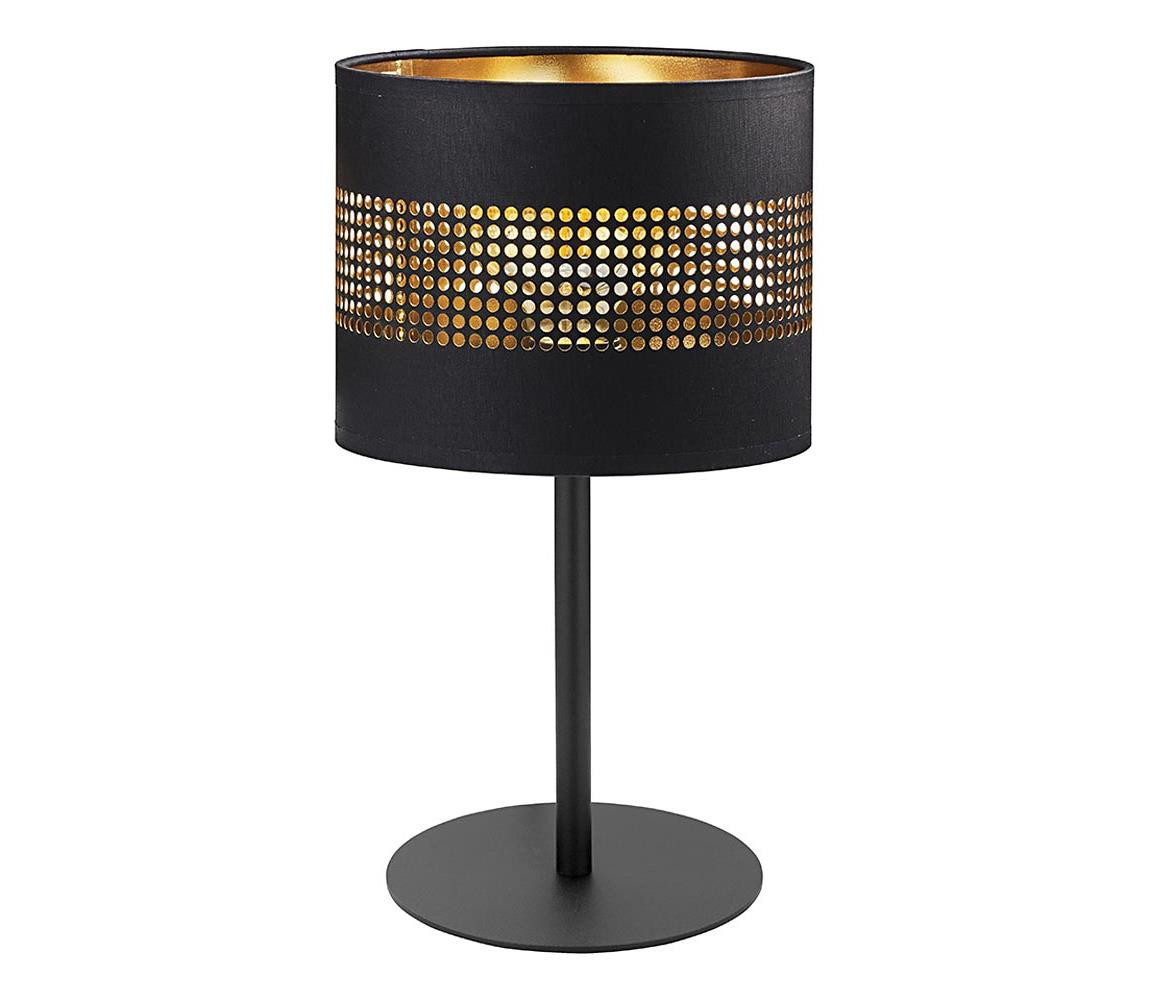 Stolní lampa TAGO 1xE27/15W/230V černá/zlatá