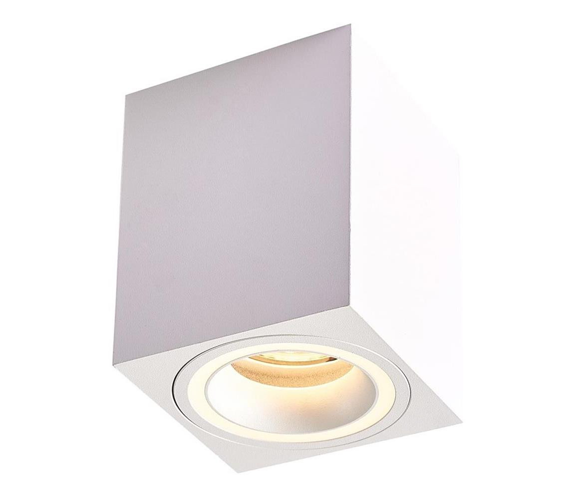 Bodové svítidlo BIMA 1xGU10/25W/230V hranatý bílá