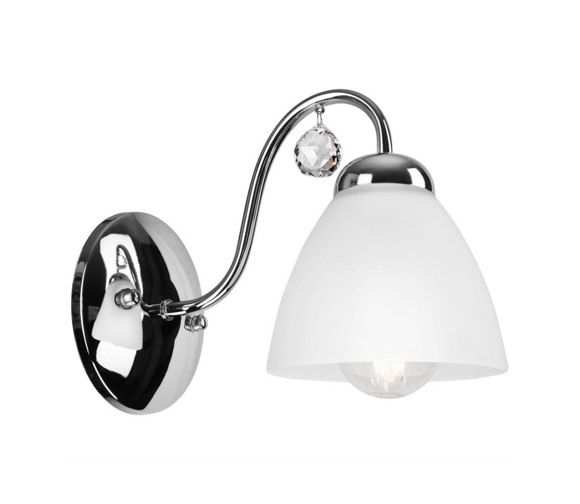 Nástěnná lampa MIRANDA 1xE27/60W/230V lesklý chrom