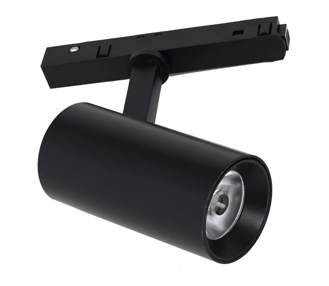 LED Bodové svítidlo do lištového systému MAGNETIC TRACK LED/10W/48V černá