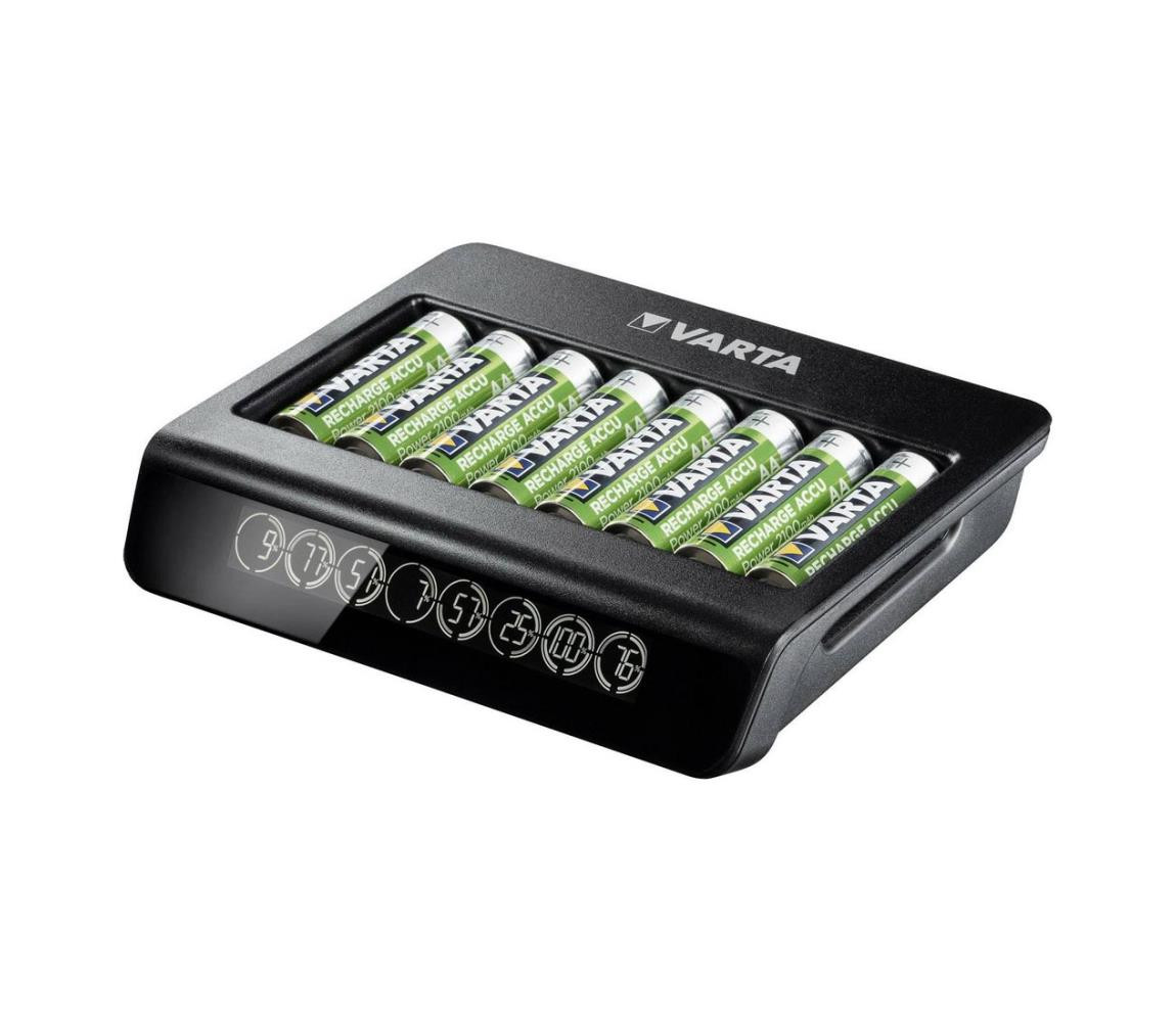 VARTA Varta 57681 - LCD Smart nabíječka 8xAA/AAA nabíjení 2h
