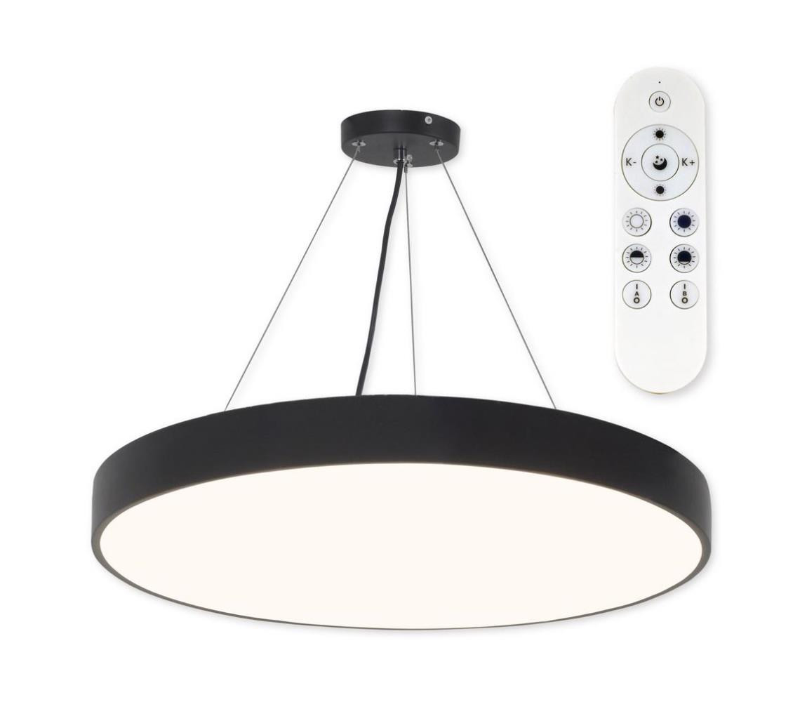 Top Light Top Light Metal 60CZ RC - LED Stmívatelný lustr na lanku LED/60W/230V černá