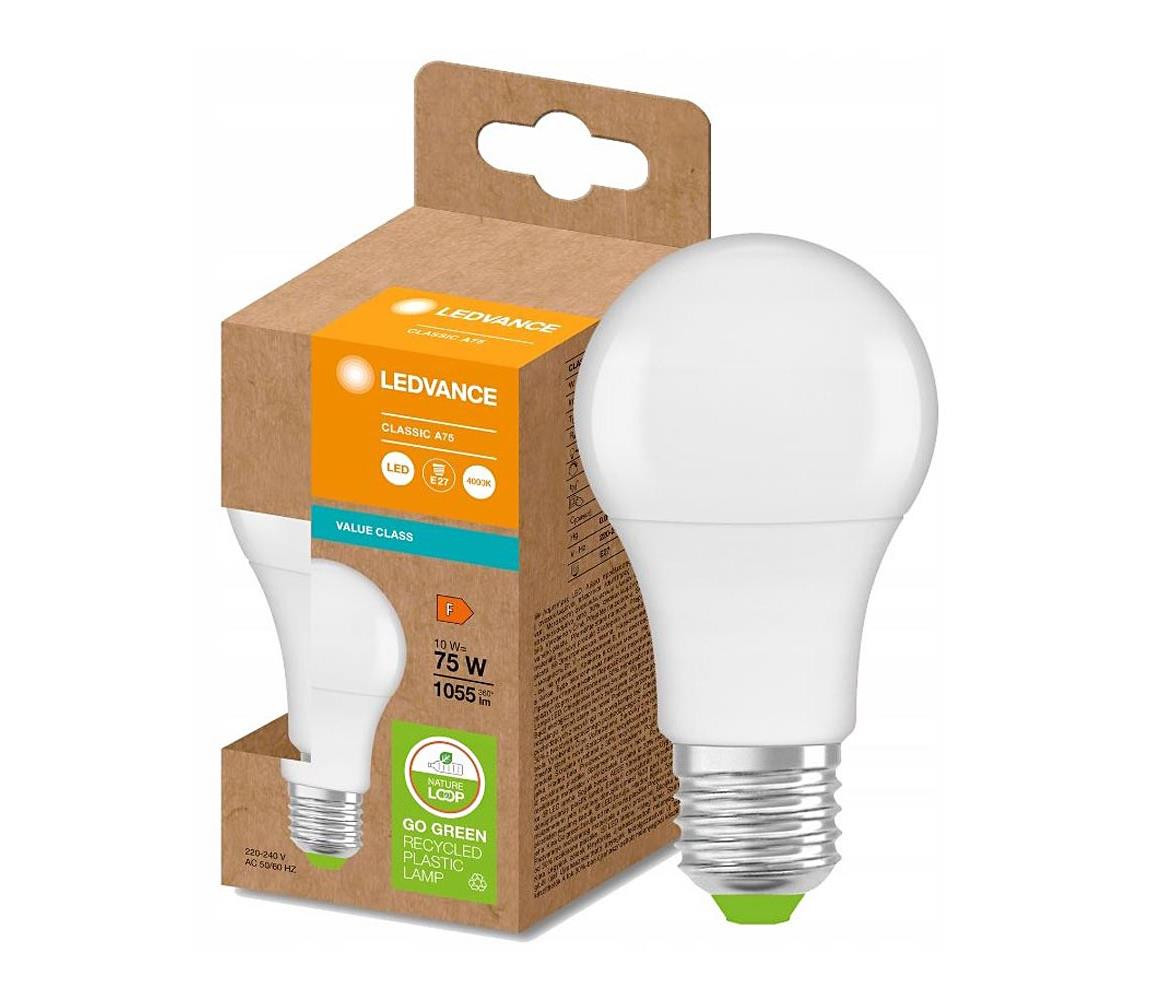 Ledvance LED Žárovka z recyklovaného plastu E27/10W/230V 4000K - Ledvance