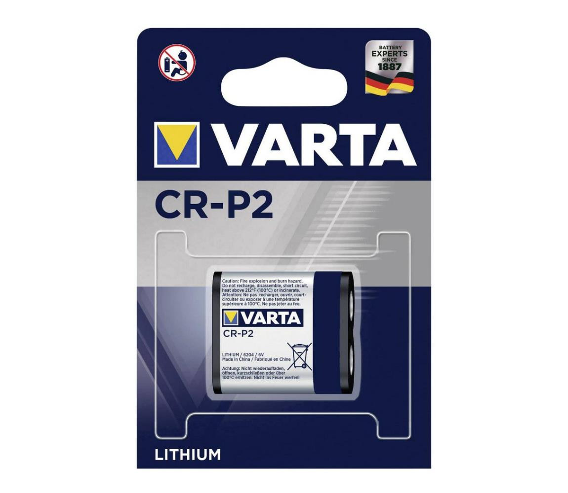 VARTA Varta 6204301401 - 1 ks Lithiová fotobaterie CR-P2 6V
