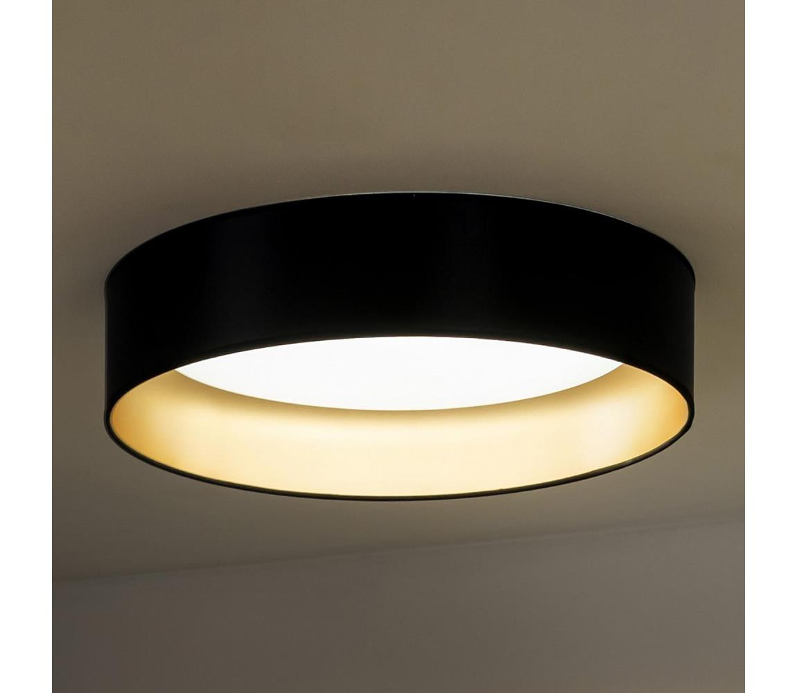 - LED Stropní svítidlo ROLLER LED/24W/230V pr. 45 cm černá/zlatá