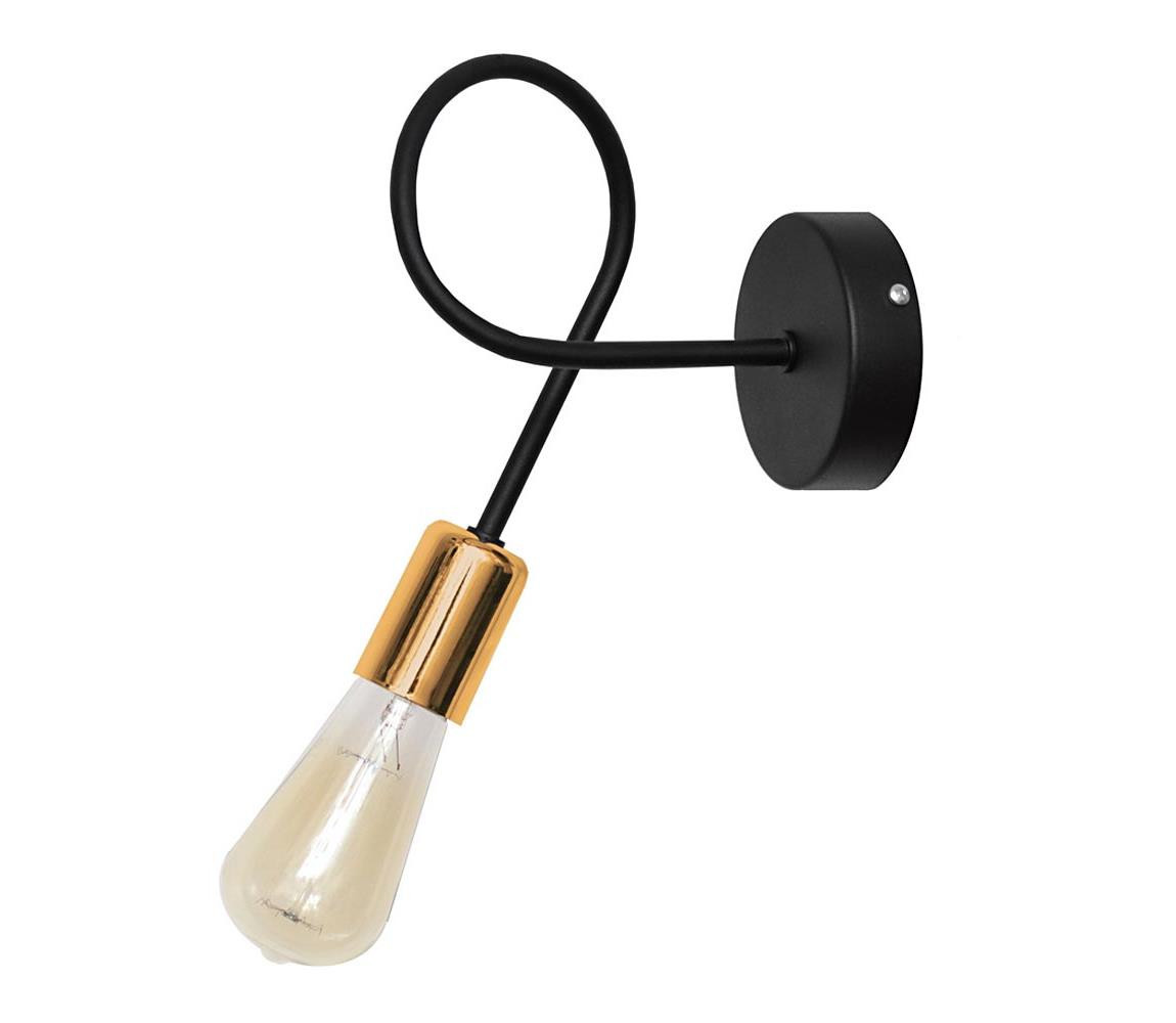 Nástěnné svítidlo TUBE 1xE27/15W/230V černá