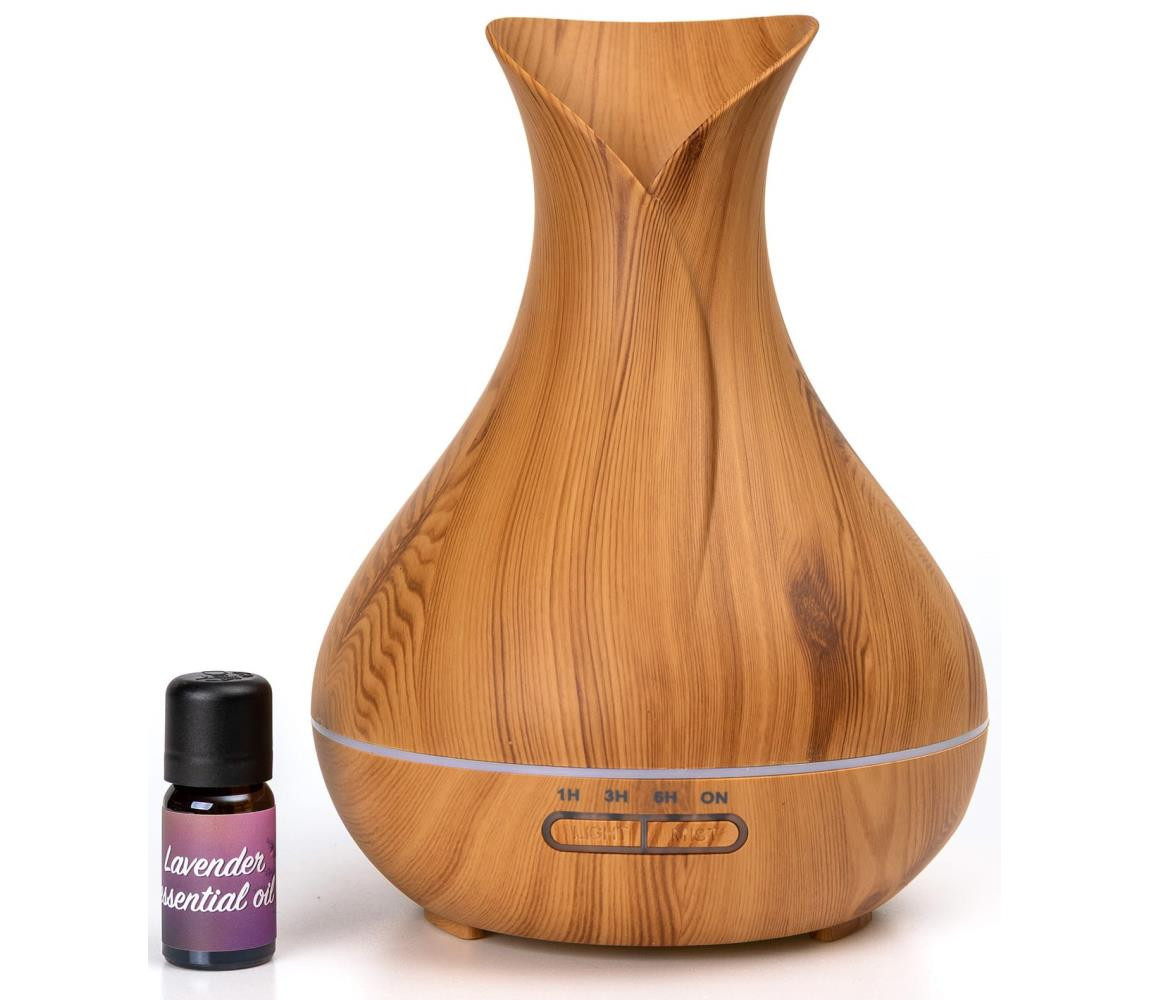 LED RGB Zvlhčovač a ionizátor vzduchu 400 ml