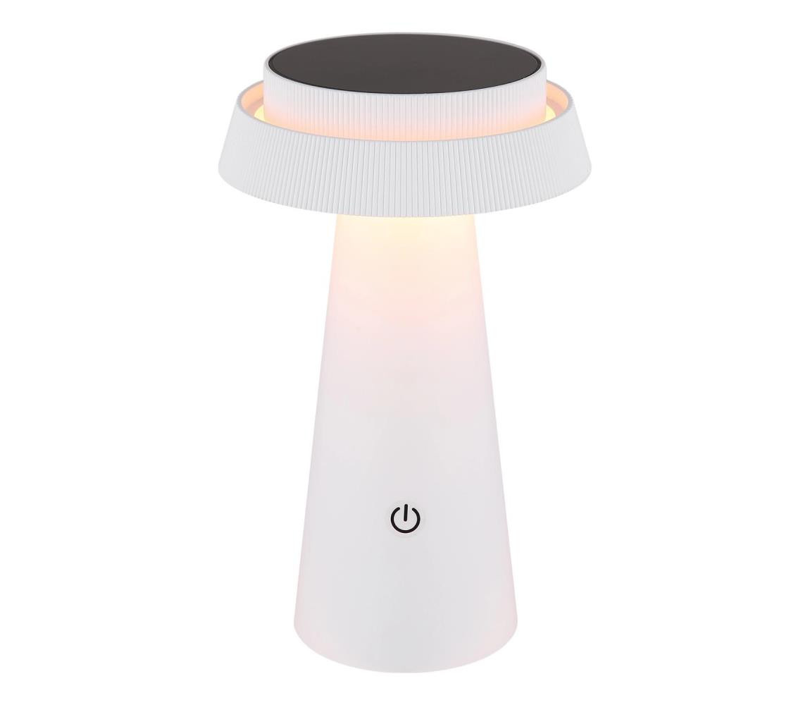 Globo Globo 36624W - LED Stmívatelná solární dotyková lampa LED/4W/3,7W IP54 bílá