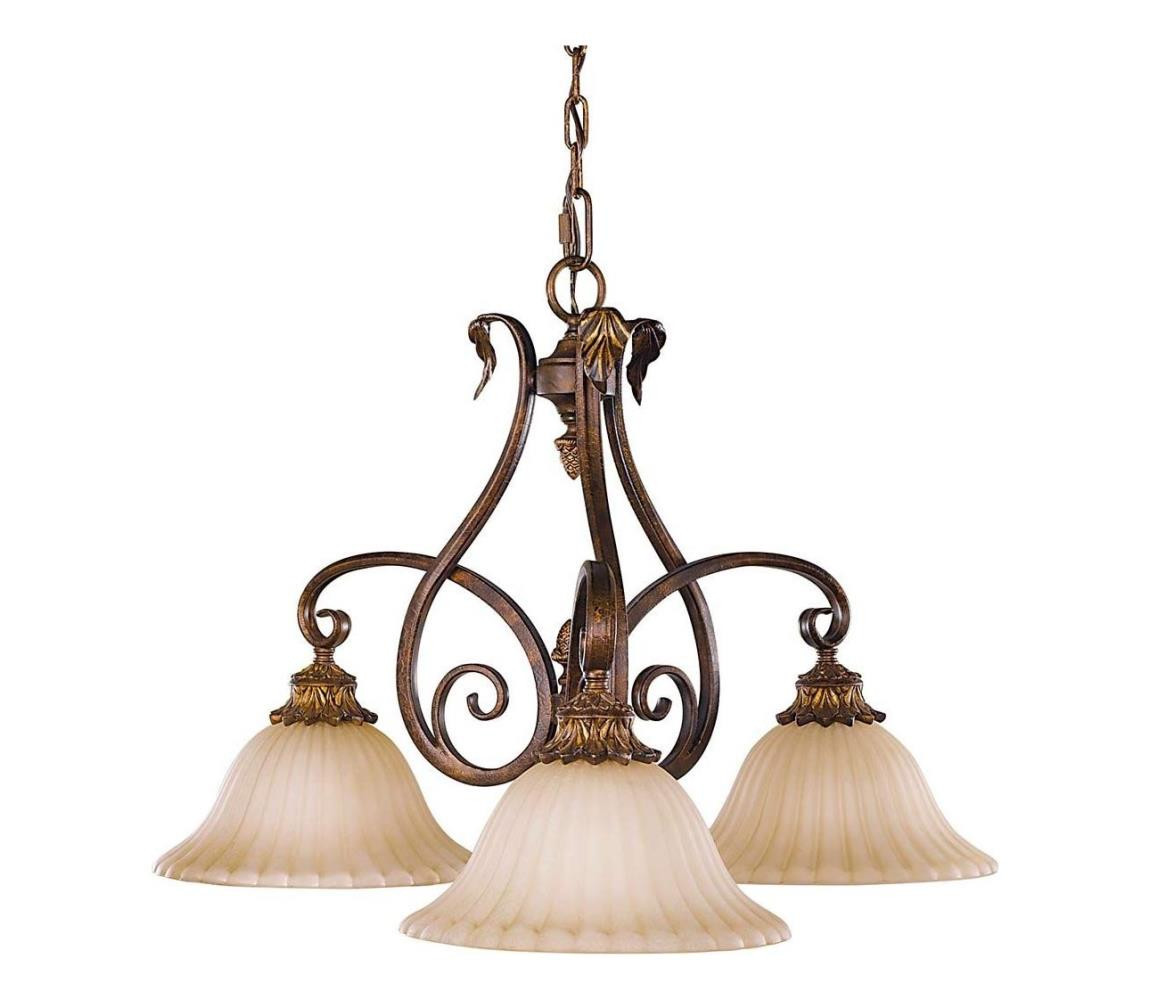 Elstead Feiss FE-SONOMAVALLEY3 - Lustr na řetězu SONOMA VALLEY 3xE27/60W/230V
