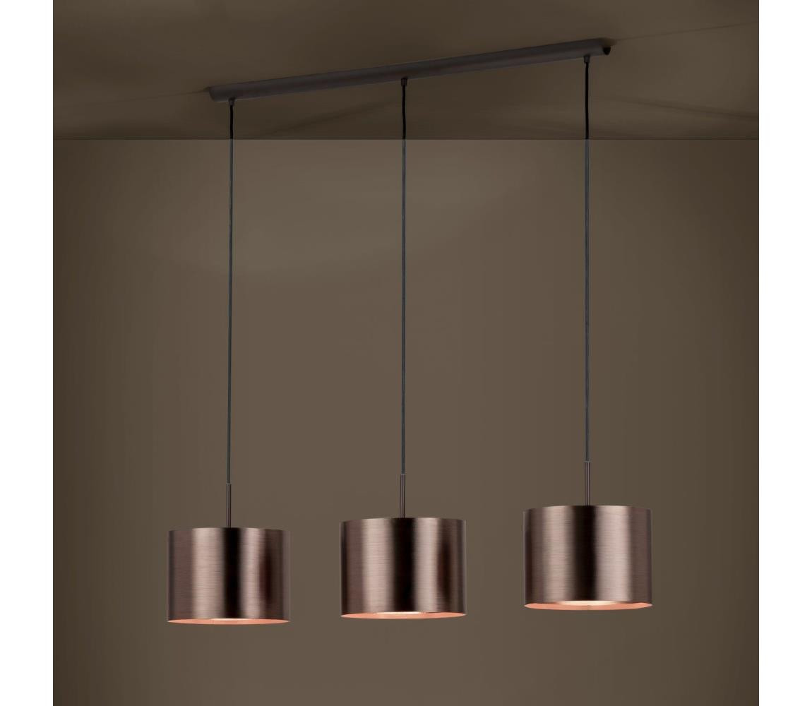 Eglo Eglo 39357 - Lustr na lanku SAGANTO 1 3xE27/60W/230V