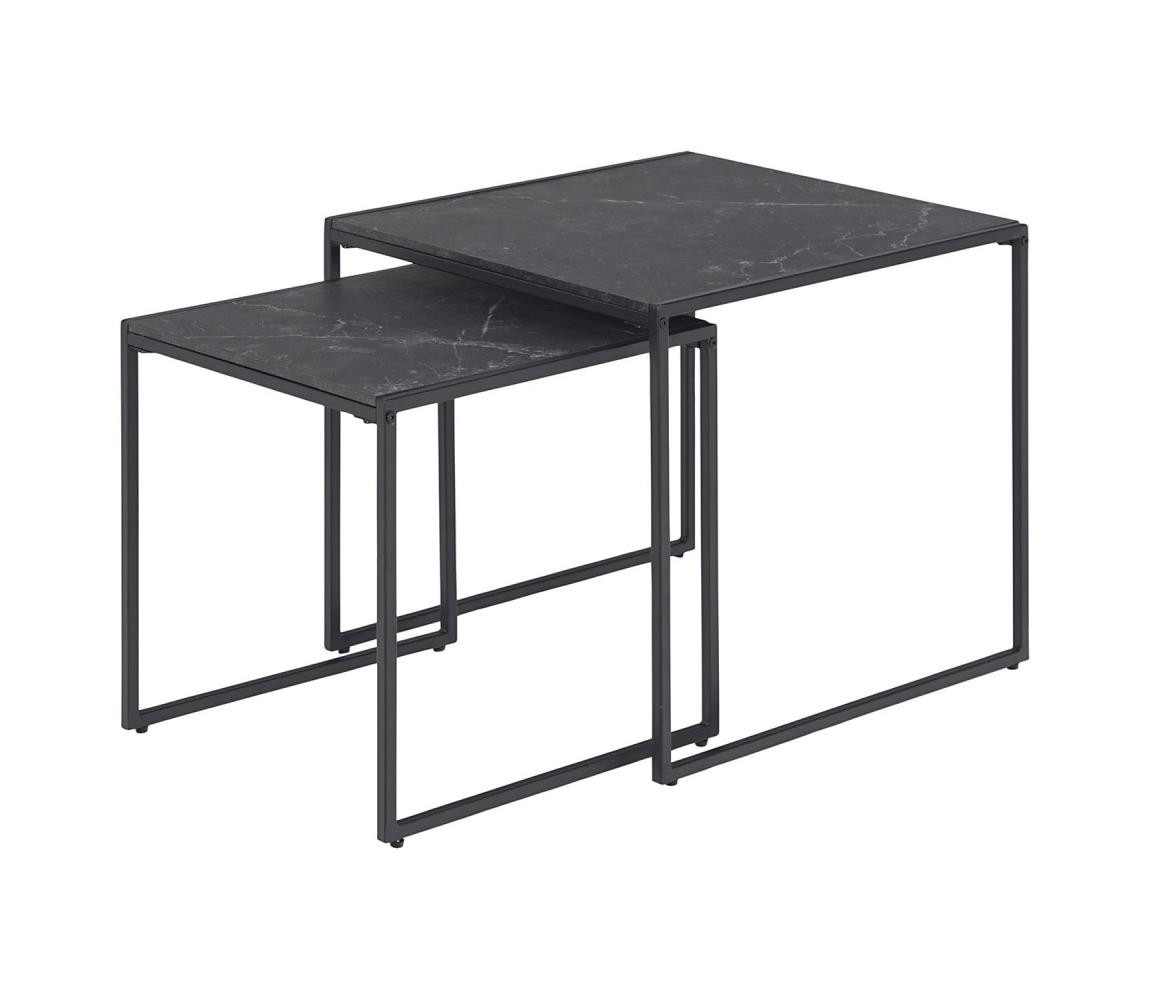 Actona Sada konferenčních stolků ALMA 2 ks antracit