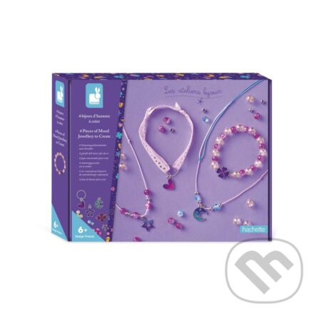 Náladové šperky meniace farbu 4 ks od 6 rokov - Janod