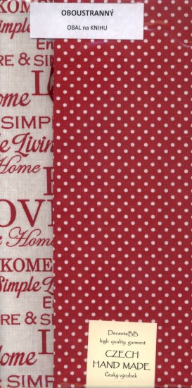 Obal na knihu - velikost M, oboustranný