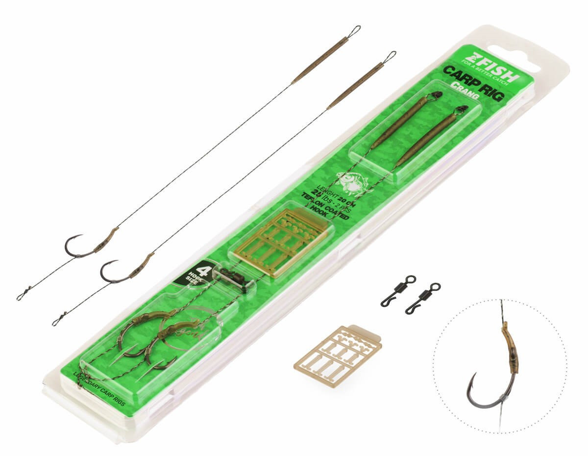 ZFISH Návazec Curve Shank Carp Rig vel.6