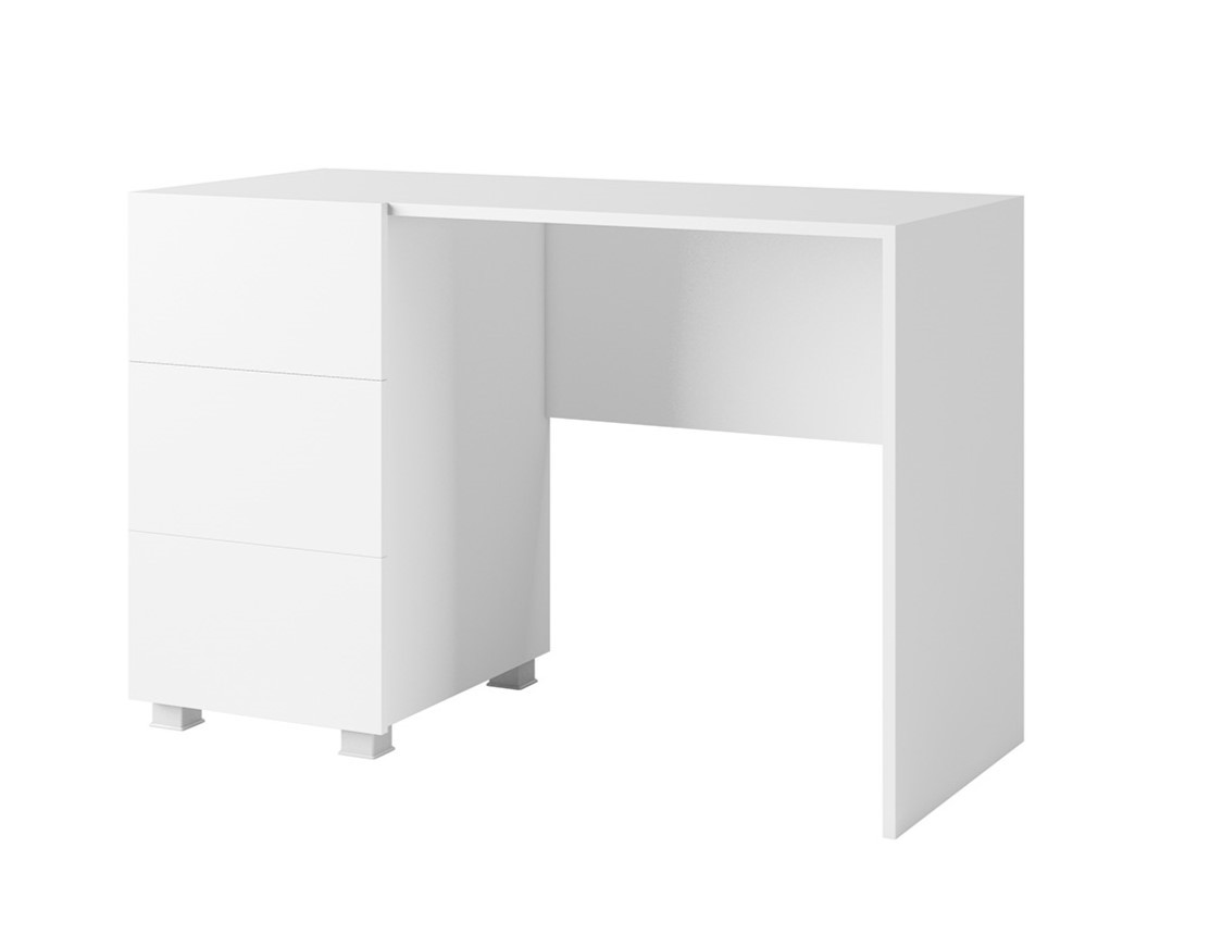 GAB Psací stůl LORONA, Bílá 110 cm