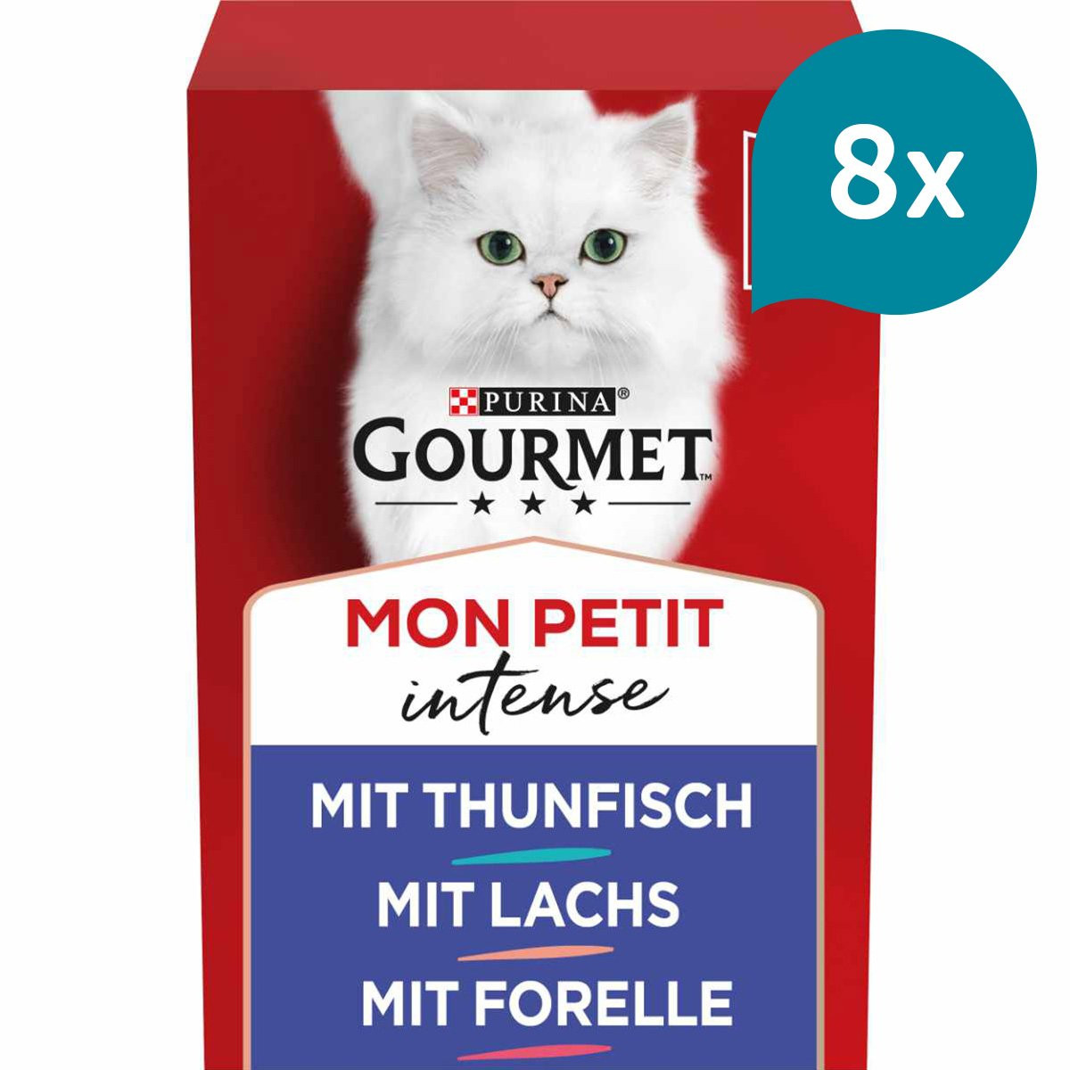 Gourmet Mon Petit rybí variace 6 × 50 g