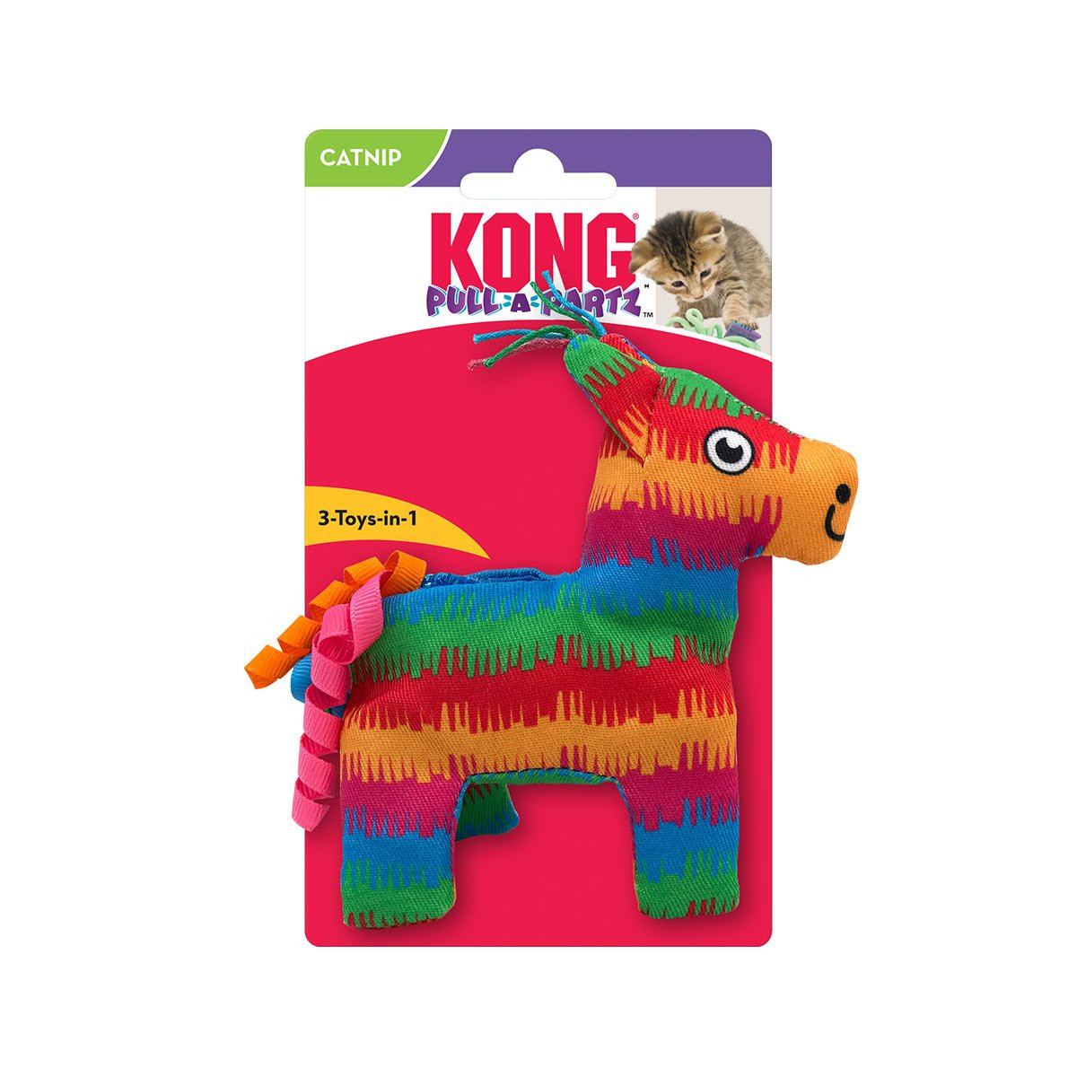 KONG hračka pro kočky Pull-A-Partz Pinata