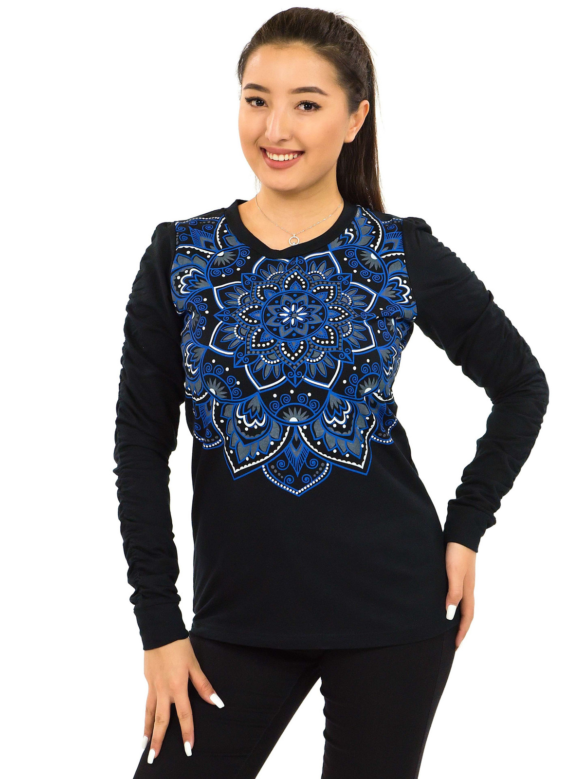 Himalife Mikina Lanikai - černá s modrou Velikost: XXL