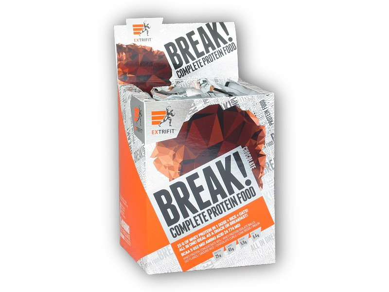 Extrifit 10x Protein Break! 90g Varianta: jahoda
