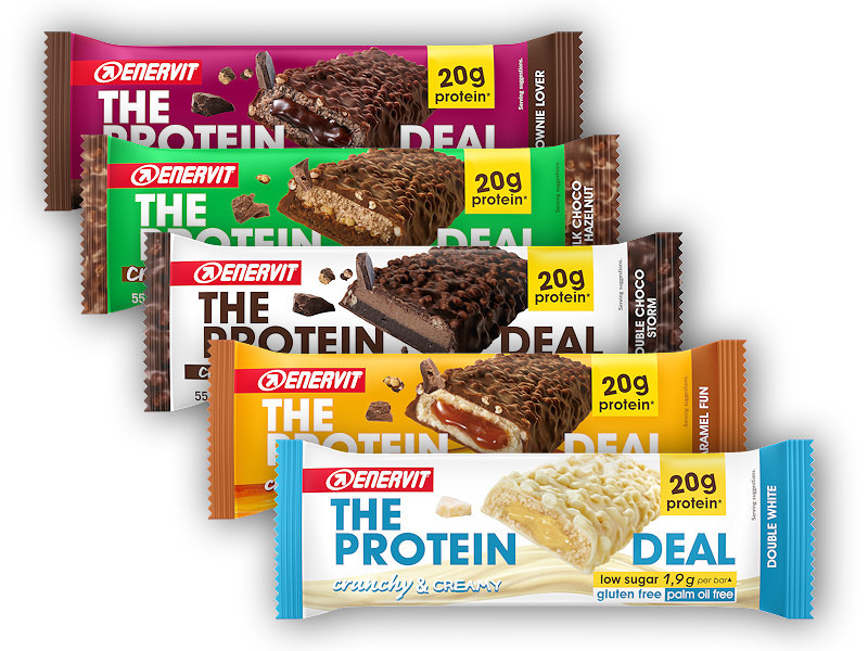 Enervit Protein Bar Deal 55g Varianta: bílá čokoláda
