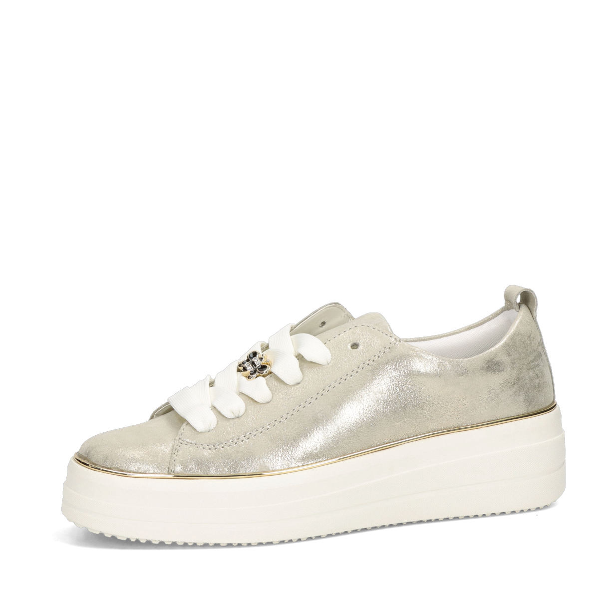 Remonte dámské stylové tenisky - béžovo zlaté - 36