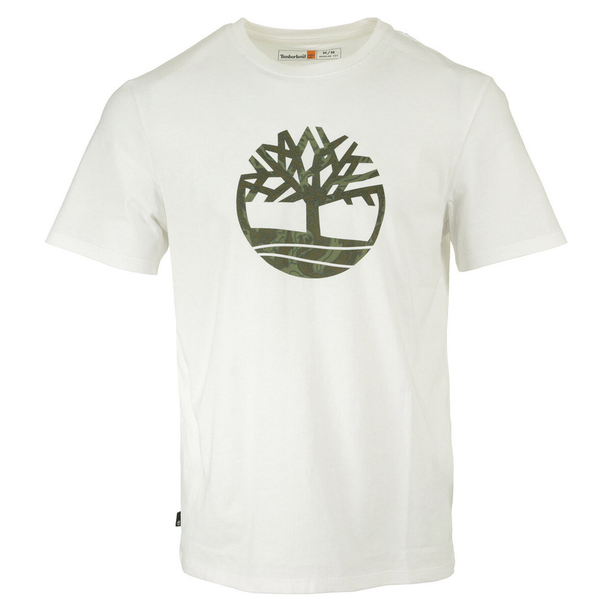 Timberland  Camo Tree Logo Short Sleeve  Bílá