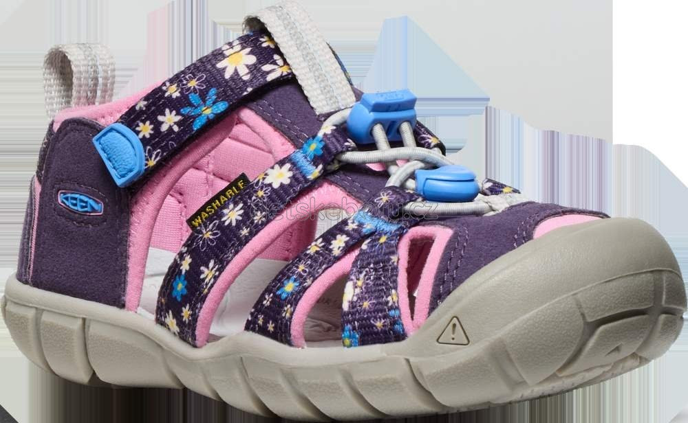 Dětské sandály Keen Seacamp II CNX children daisies/marina Velikost: 24