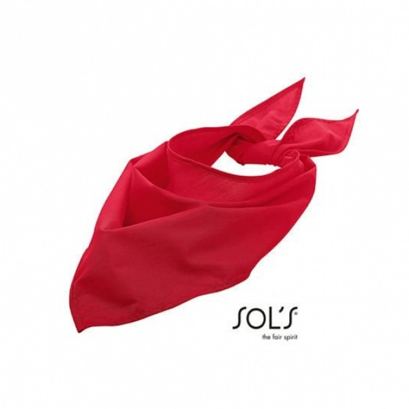 Šátek trojcípý Sols Bandana - červený