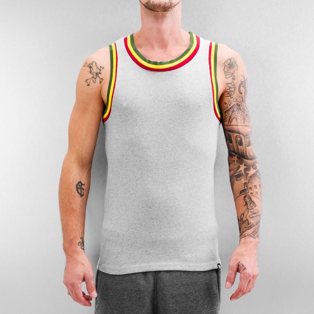 Tílko DNGRS B-Ware Rasta - šedé, S