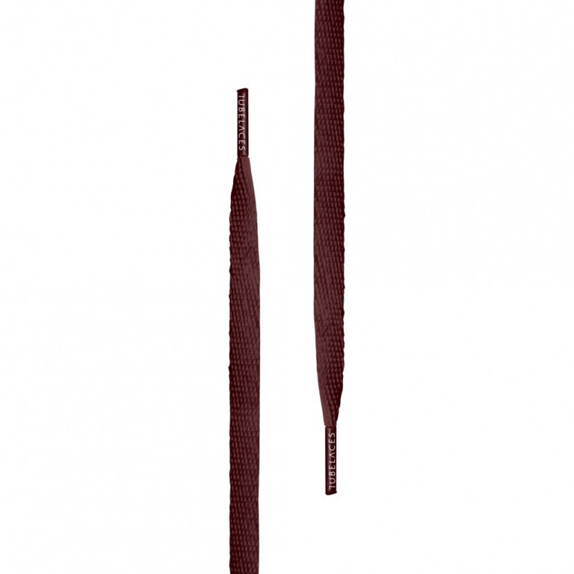Tkaničky do bot Tubelaces Flat - burgundy, 120