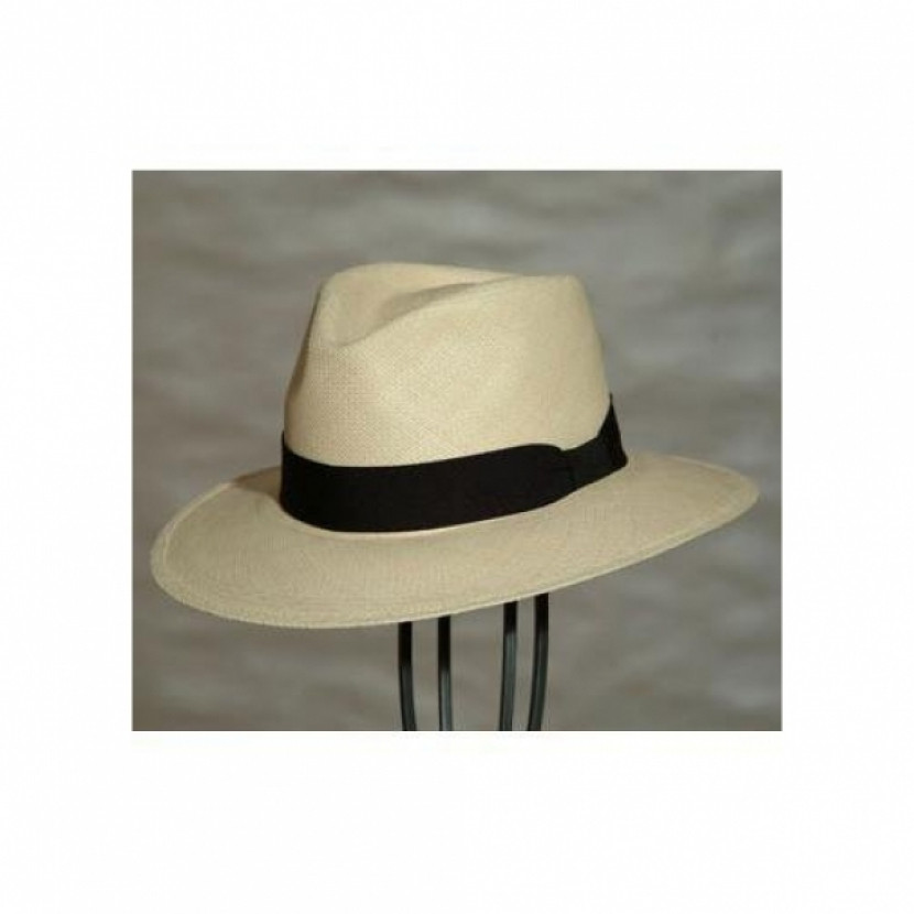 Klobouk slaměný Vintimilla Panama Tierra - béžový, S