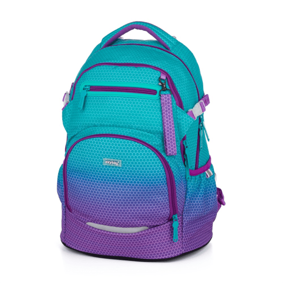 Oxybag Školní batoh OXY Ombre - Blue/Pink - 9-78225