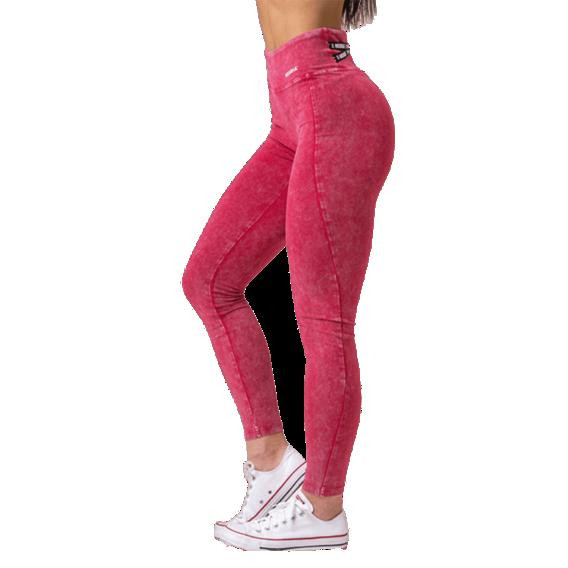 Nebbia Washed legíny s vysokým pasem LEGACY 777