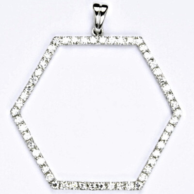 Stříbrný přívěšek s čirými zirkony, přívěšek ze stříbra, 4,47