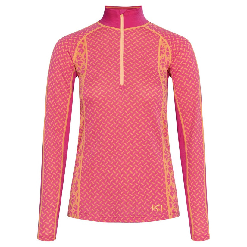 Dámská funkční mikina Kari Traa Lekker Hz Velikost: L / Barva: růžová
