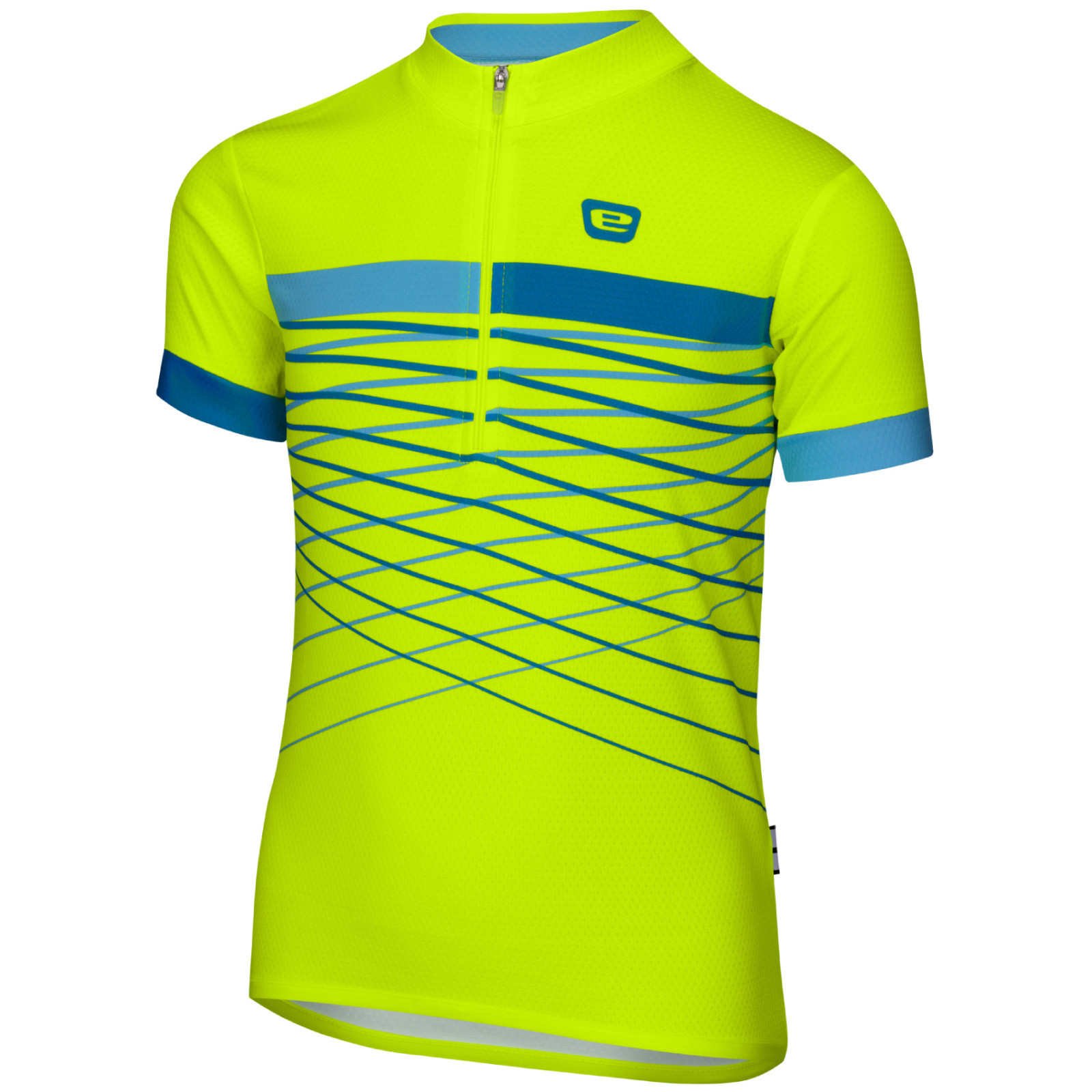 Dětský cyklistický dres Etape Lucky Dětská velikost: 140-146 / Barva: žlutá/modrá