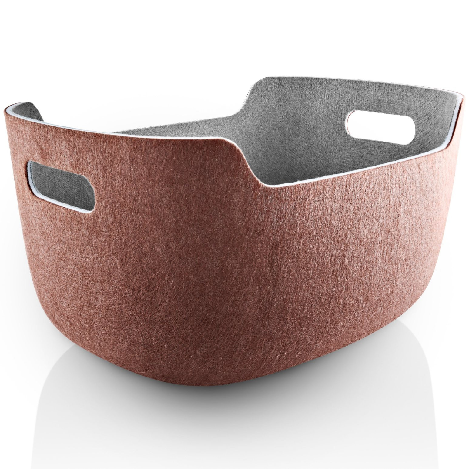 Úložný koš TIDY 40 x 22 cm, kaštanová, plast, Eva Solo