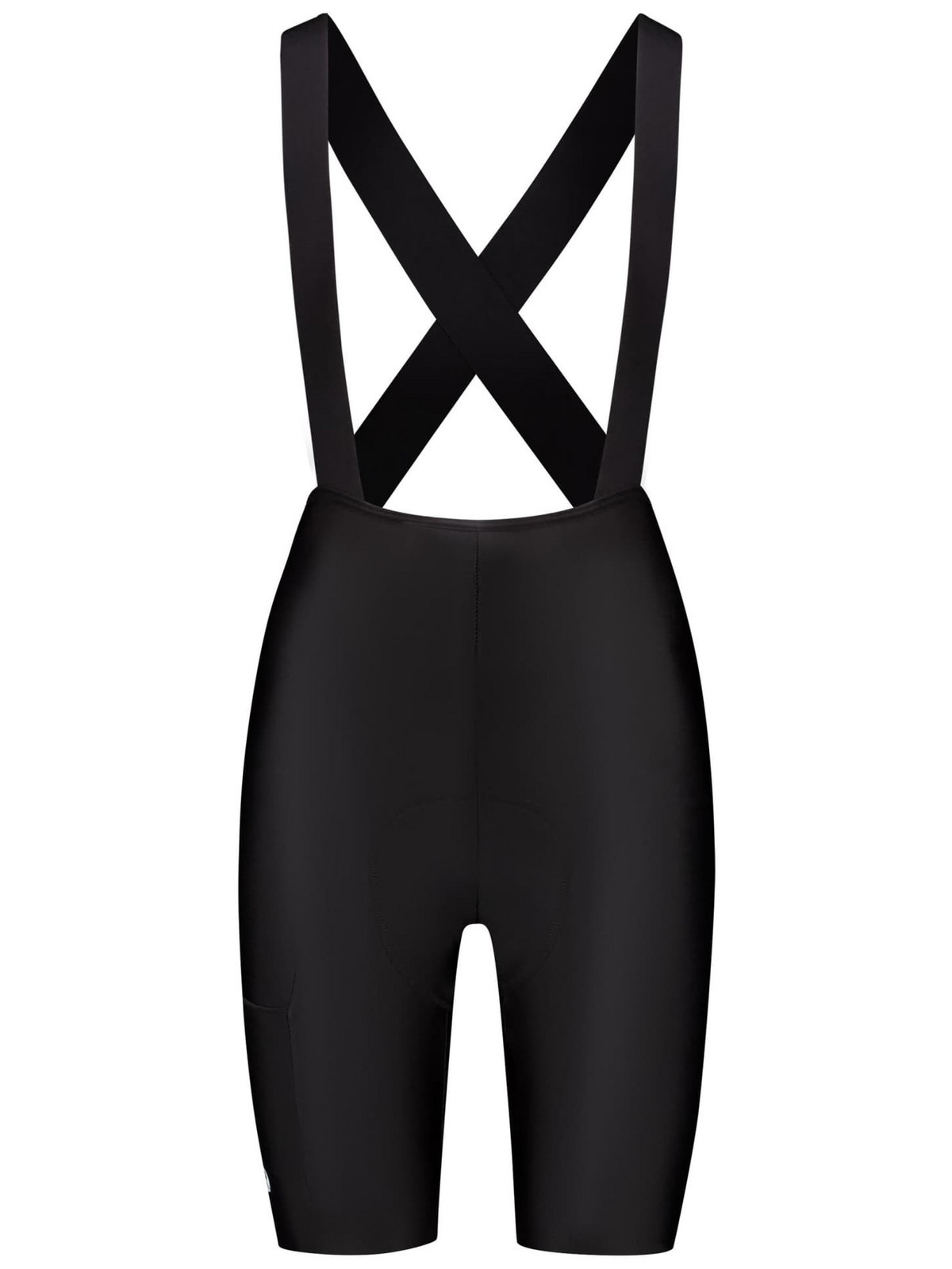 Dámské cyklistické kraťasy Rogelli DISTANCE II s gelovou výstelkou a bezešvými šlemi, černé 2XL